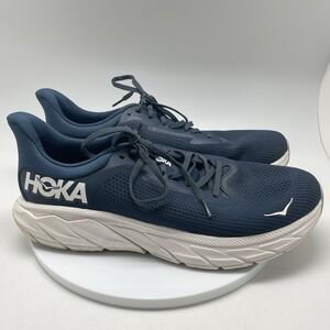 Hoka One One Sneakers Mens 12.5 D Arahi 7 1147850 OPC‎ Navy Blue Running Shoes